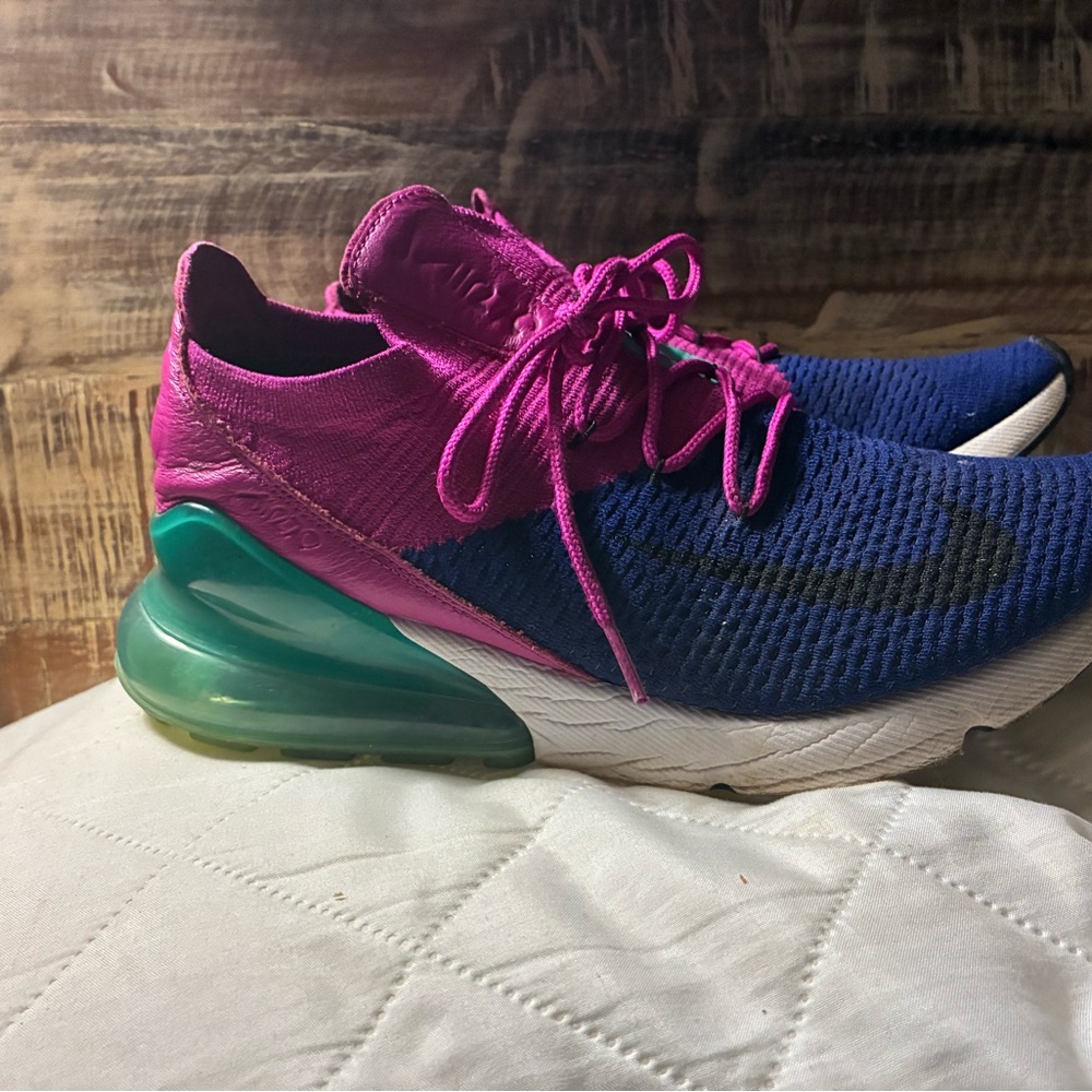 Nike Women's Athletic Sneakers in Blue, Pink and Teal Accent